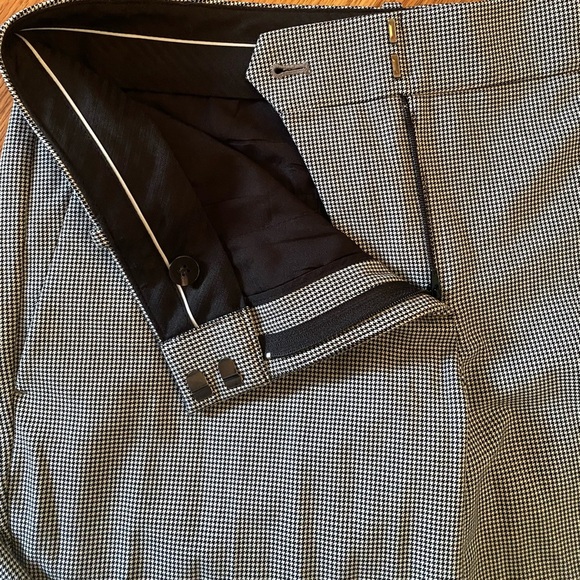 Ann Taylor The Eva Ankle Pant in Jacquard Dress Pants - Picture 3 of 8